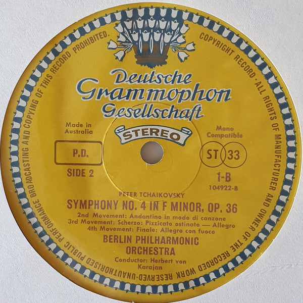 Pyotr Ilyich Tchaikovsky - Herbert von Karajan, Berliner Philharmoniker : Tschaikowsky / Karajan (7xLP, Comp + Box, Mon)
