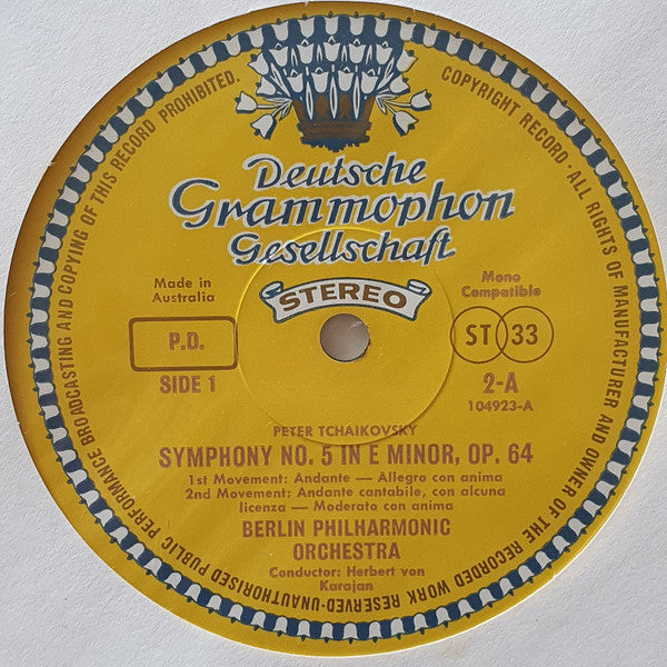 Pyotr Ilyich Tchaikovsky - Herbert von Karajan, Berliner Philharmoniker : Tschaikowsky / Karajan (7xLP, Comp + Box, Mon)