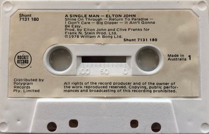 Elton John : A Single Man (Cass, Album, Dol)