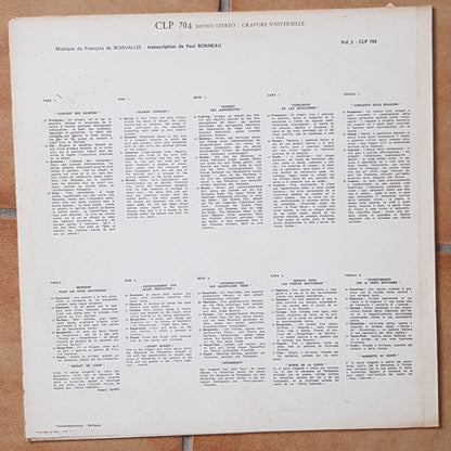 Ensemble Instrumental Coecilia Sous La Direction De Paul Bonneau : Collection "XVIIIème Siècle" Volume 3 (LP, Promo)
