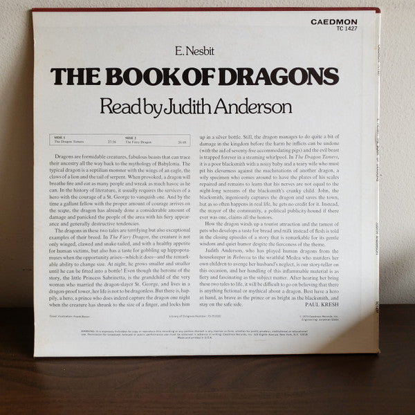 Judith Anderson : The Book of Dragons (LP, Album)