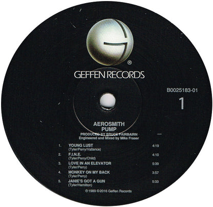 Aerosmith : Pump (LP, Album, RE, 180)