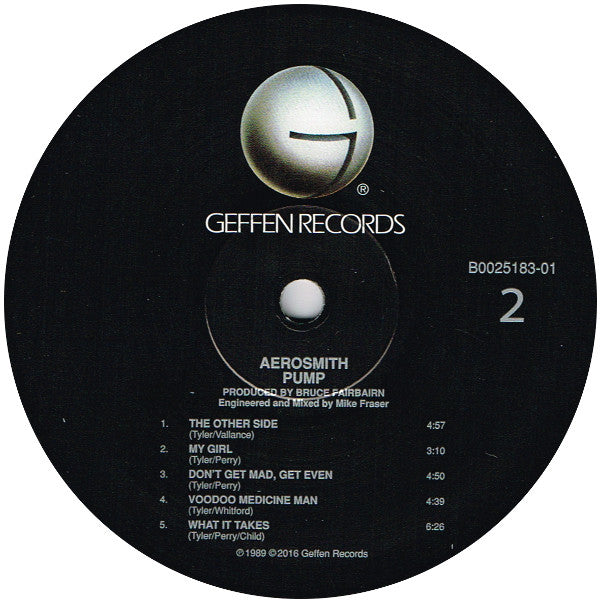 Aerosmith : Pump (LP, Album, RE, 180)