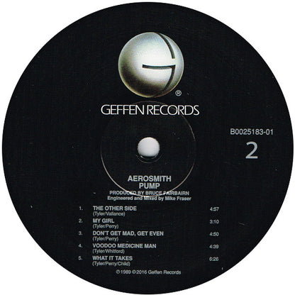 Aerosmith : Pump (LP, Album, RE, 180)