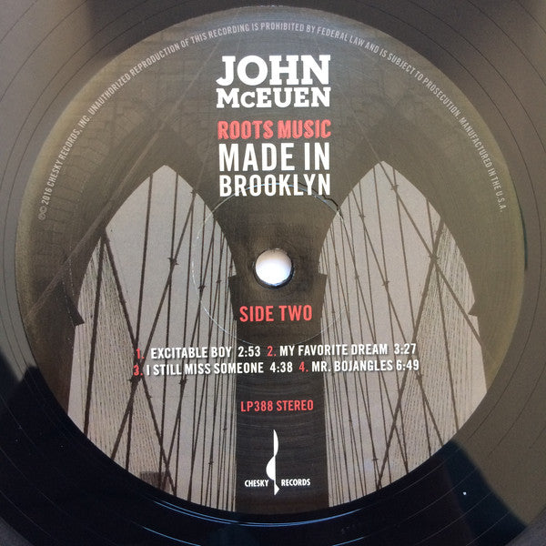 John McEuen : Roots Music Made In Brooklyn (LP, Album, 180)