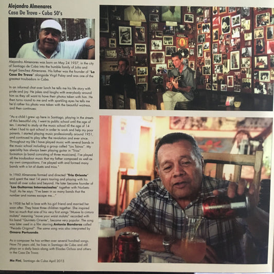 Alejandro Enis Almenares : Casa De Trova - Cuba 50's  (2xLP, Album)