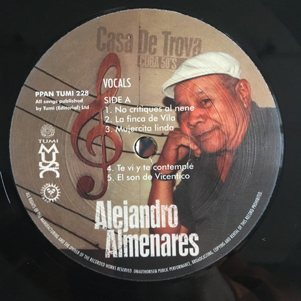 Alejandro Enis Almenares : Casa De Trova - Cuba 50's  (2xLP, Album)