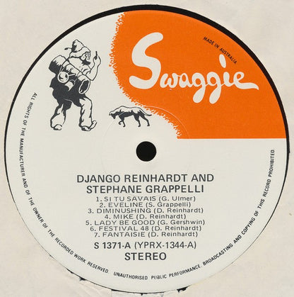 Django Reinhardt And Stéphane Grappelli : Django Et Stephane 1947-1949 (LP, Comp, RE)