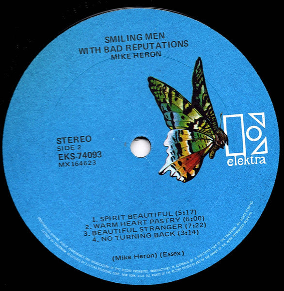 Mike Heron (2) : Smiling Men With Bad Reputations (LP, Album)
