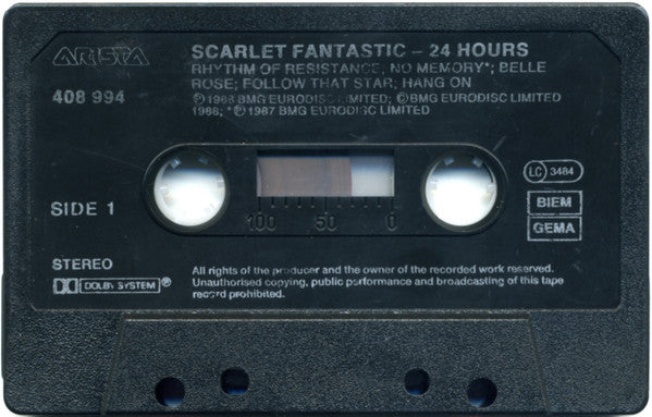 Scarlet Fantastic : 24hrs (Cass, Album)