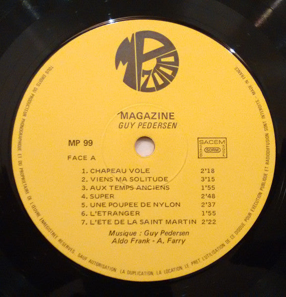 Guy Pedersen : Magazine (LP)