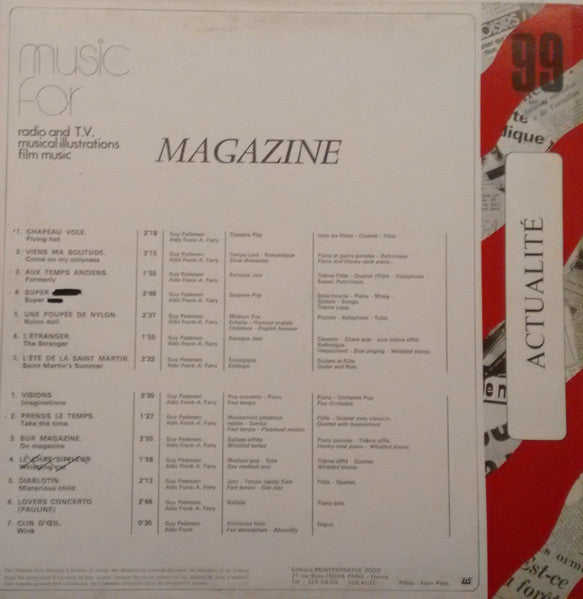 Guy Pedersen : Magazine (LP)