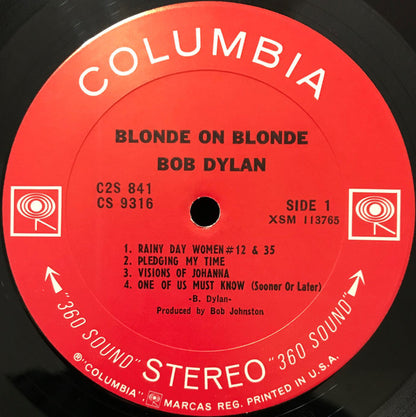 Bob Dylan : Blonde On Blonde (2xLP, Album, RP, Pit)