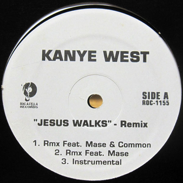 Kanye West : Jesus Walks (Remix) / The Whole City Behind Us (12", Unofficial)