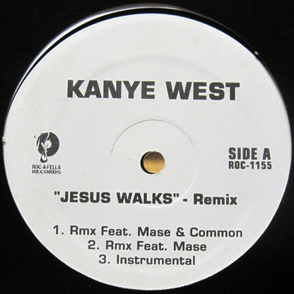 Kanye West : Jesus Walks (Remix) / The Whole City Behind Us (12", Unofficial)