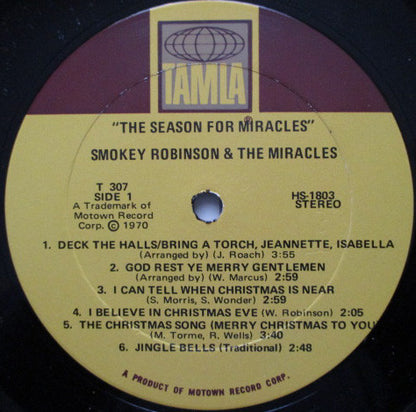 The Miracles : The Season For Miracles (LP, Album)