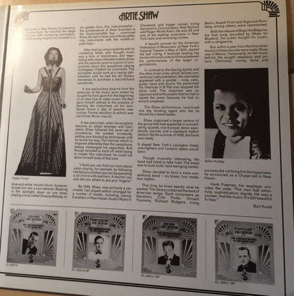 Artie Shaw And His Orchestra : 1938 - 1939 The Original Sounds of the Swing Area, Vol. 7 (2xLP, Comp, Mono)