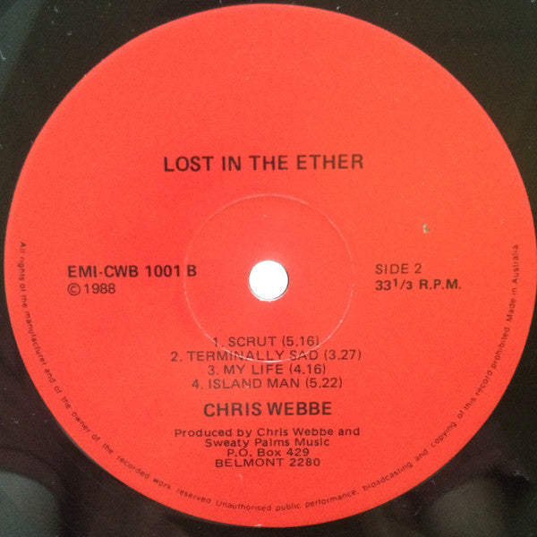Chris Webbe : Lost In The Ether (LP)