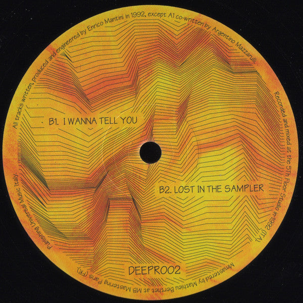 Enrico Mantini : The 1992 Lost Tapes EP (12", EP)