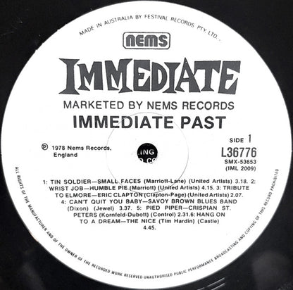 Various : Immediate Past (LP, Comp)
