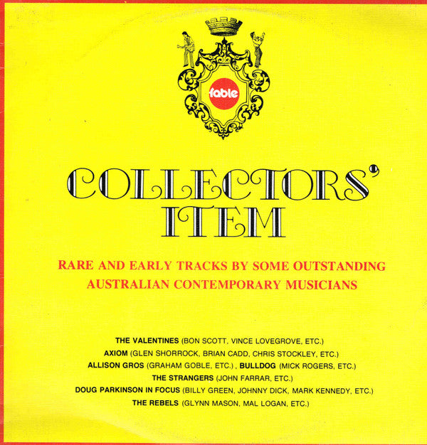 Various : Collector's Item - Rare And Early Tracks By Some Outstanding Australian Contemporary Musicians (LP, Comp)