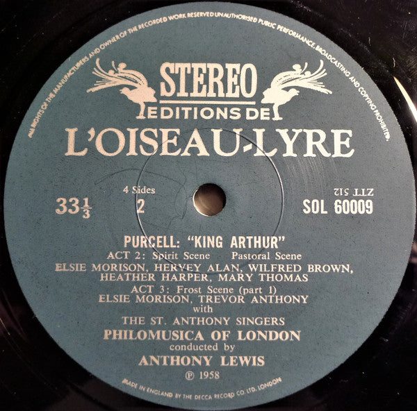 Henry Purcell : King Arthur (2xLP, RE + Box)