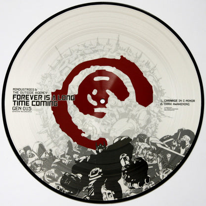 The Outside Agency & Mindustries : Forever Is A Long Time Coming (12", Pic)