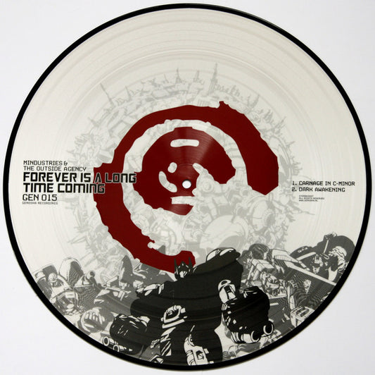 The Outside Agency & Mindustries : Forever Is A Long Time Coming (12", Pic)