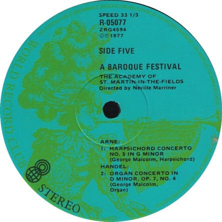 The Academy Of St. Martin-in-the-Fields, Sir Neville Marriner : A Baroque Festival (3xLP, Comp, Club + Box)