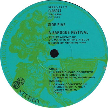 The Academy Of St. Martin-in-the-Fields, Sir Neville Marriner : A Baroque Festival (3xLP, Comp, Club + Box)