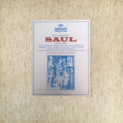 Georg Friedrich Händel, Charles Mackerras*, Leeds Festival Chorus /  English Chamber Orchestra : Saul (3xLP + Box)