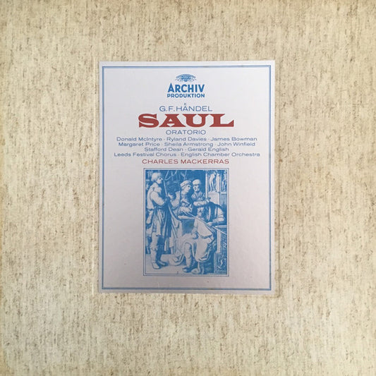 Georg Friedrich Händel, Charles Mackerras*, Leeds Festival Chorus /  English Chamber Orchestra : Saul (3xLP + Box)