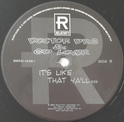 Doctor Dré & Ed Lover : Back Up Off Me ! (12")