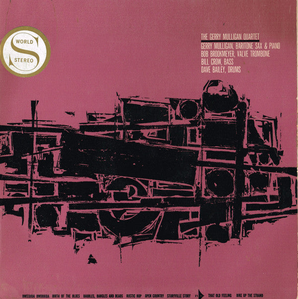 Gerry Mulligan Quartet : The Gerry Mulligan Quartet (LP, Album, Club, RE, Gat)