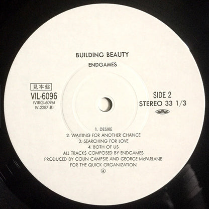Endgames : Building Beauty (LP, Album, Promo)