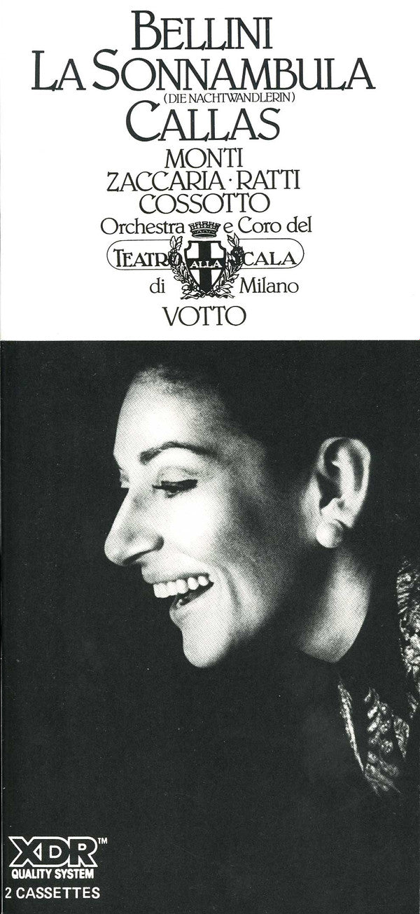 Bellini*, Callas* : La Sonnambula (2xCass + Box)