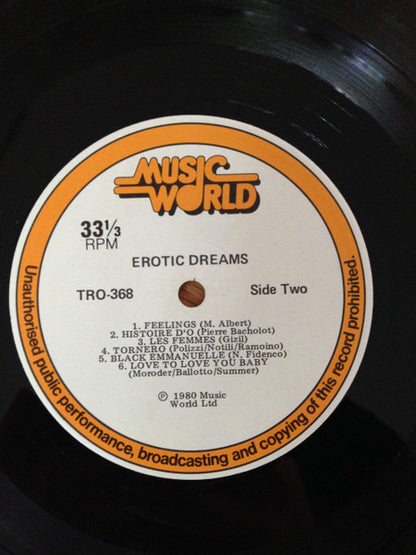 Various : Erotic Dreams (LP, Comp)