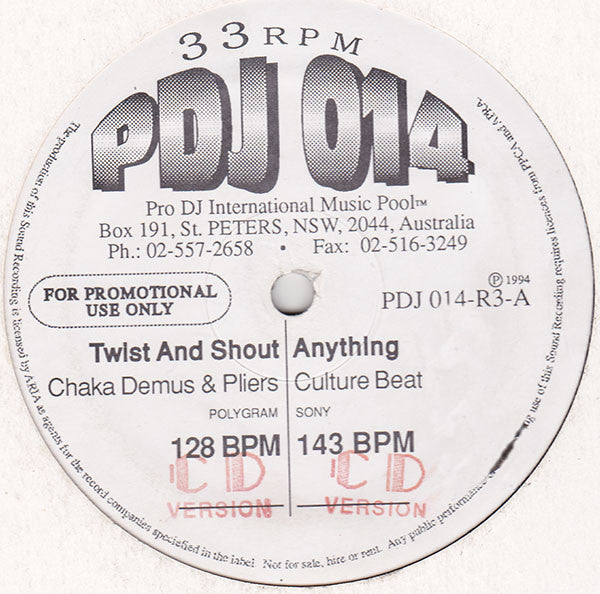 Various : Pro DJ International Issue 14 (3x12", Comp, Promo)