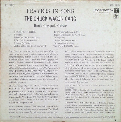 Chuck Wagon Gang : Prayers In Song (LP, Mono)