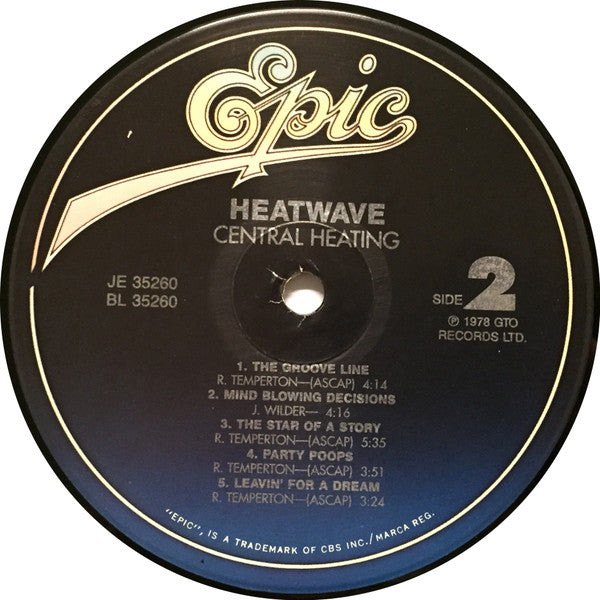 Heatwave : Central Heating (LP, Album)