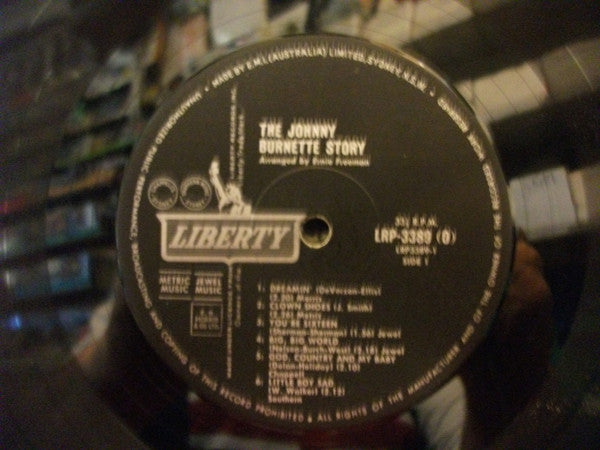 Johnny Burnette : The Johnny Burnette Story (LP, Comp, Mono)