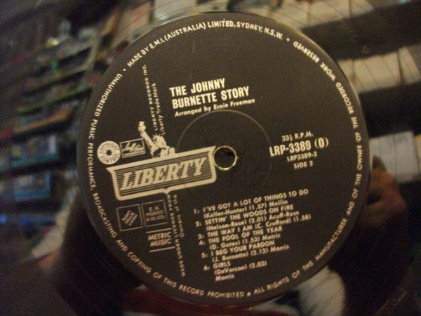 Johnny Burnette : The Johnny Burnette Story (LP, Comp, Mono)