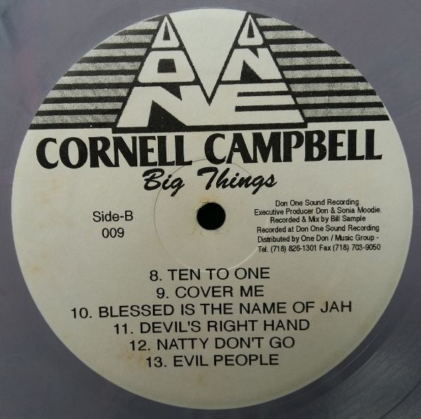 Cornell Campbell : Big Things (LP, Album, gre)