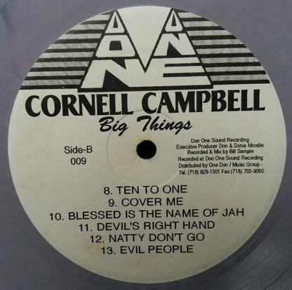 Cornell Campbell : Big Things (LP, Album, gre)