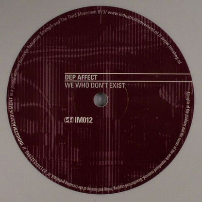 Dep Affect : We Who Don't Exist (12", Whi)