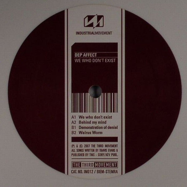 Dep Affect : We Who Don't Exist (12", Whi)