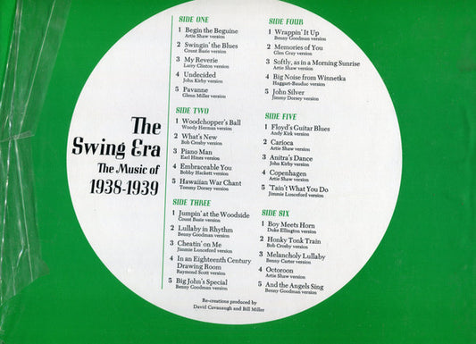 Various : The Swing Era: The Music Of 1938-1939:Where Swing Came From (3xLP, Comp + Box)