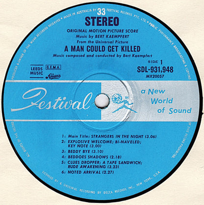 Bert Kaempfert : A Man Could Get Killed (Original Motion Picture Score) (LP, Album)