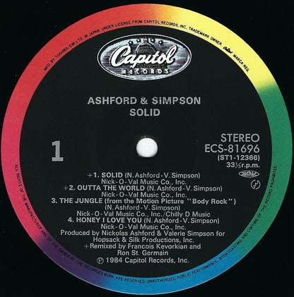 Ashford & Simpson : Solid (LP, Album)