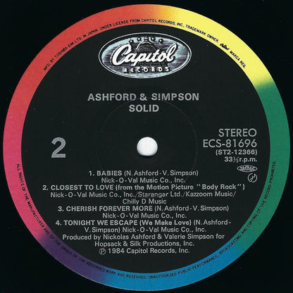 Ashford & Simpson : Solid (LP, Album)